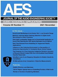 会津大学の研究者の論文がAudio Engineering Society（AES)の学会誌に