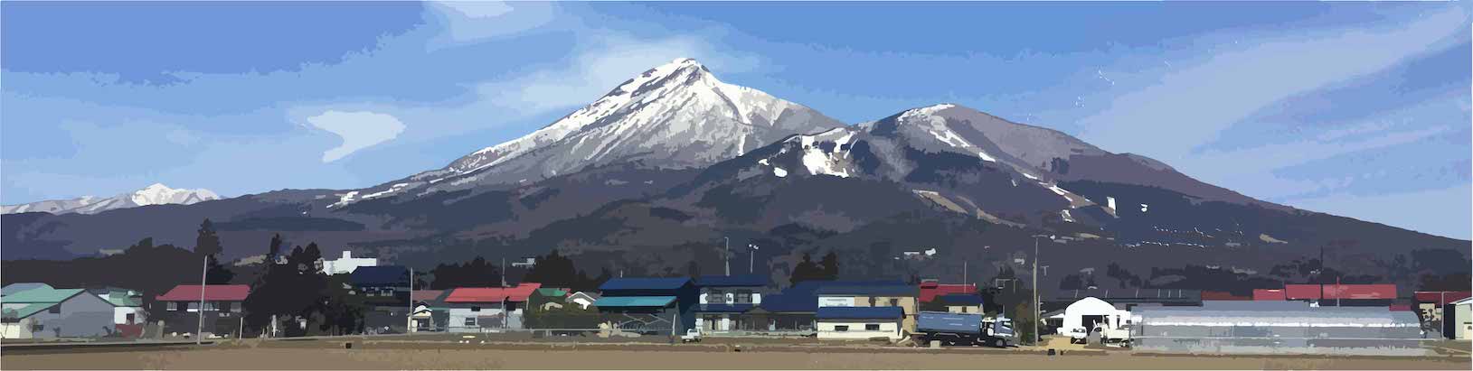 View of Mt. Bandai
