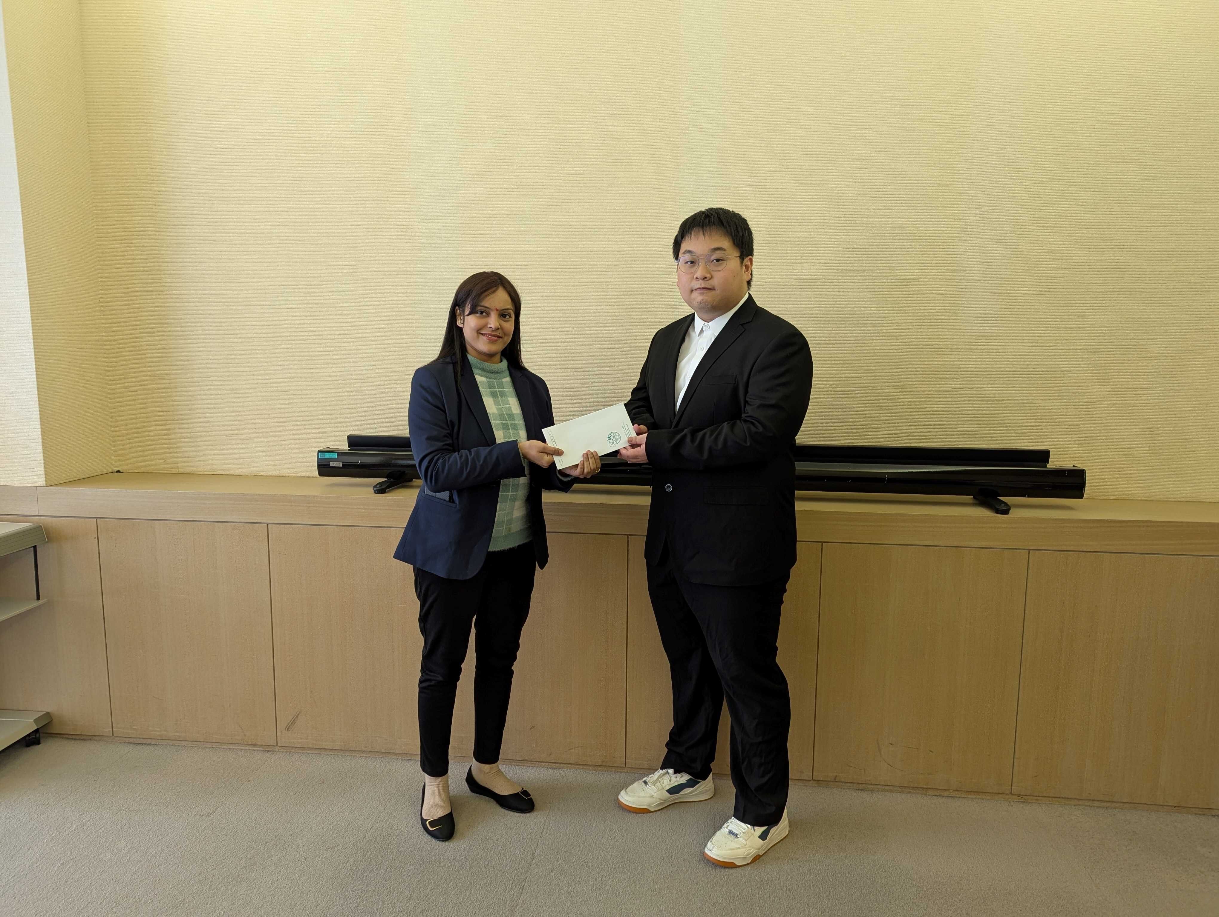 AY 2024 the Second Semester SAISUA Scholarship Conferment Ceremony （First time)