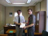 receiving a letter of appointment