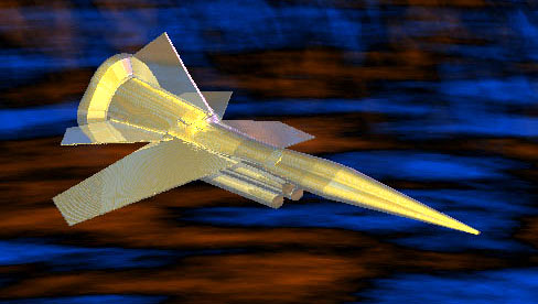 HyperFun Gallery: Star Ship