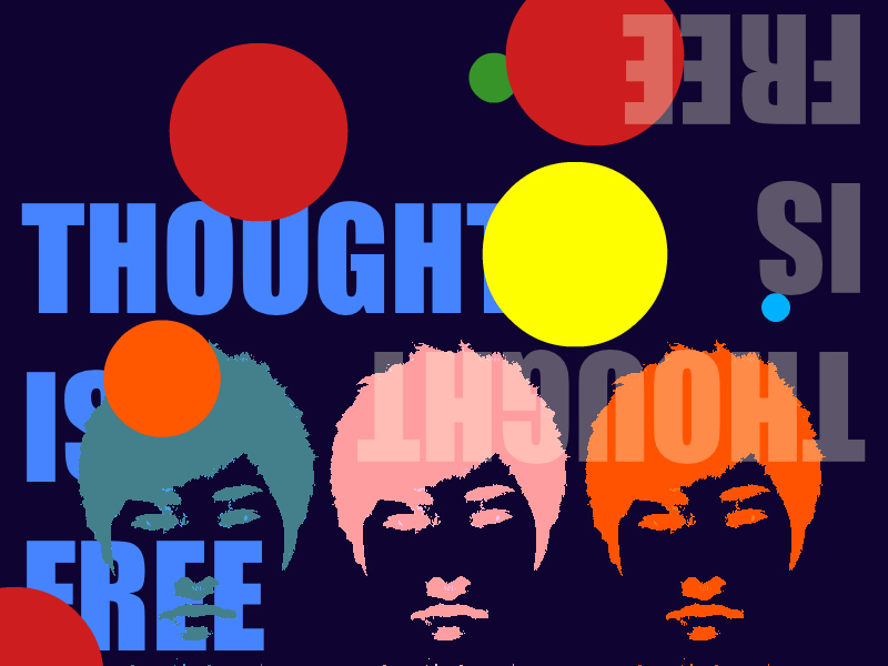"Thought Is Free," by Amito Koichiro; 綱藤 公一郎