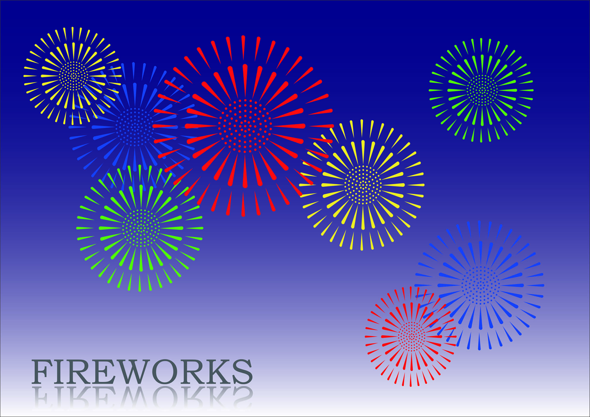 "Fireworks";「花火」 by Masaki Okano; 岡野 真希